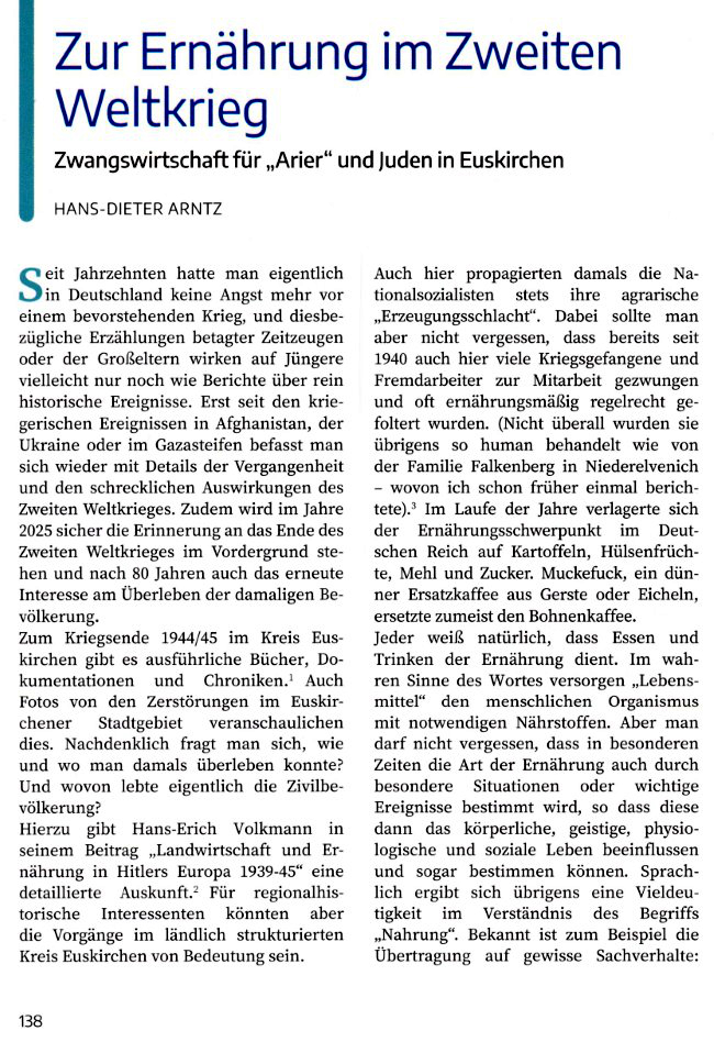 Jahrbuch des Kreises Euskirchen 2025 Ernährung 1