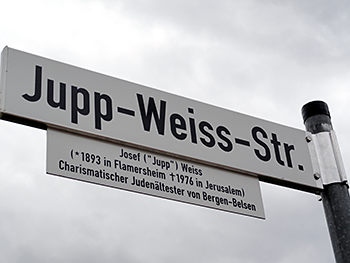Einweihung Jupp-Weiss-Straße