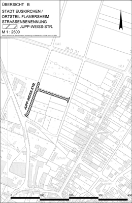 Jupp-Weiss-Straße Flächenplan
